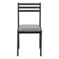 Mira Grey & Black Metal Dining Set (Set of 3) | Ortholuxe Home - Photo 10
