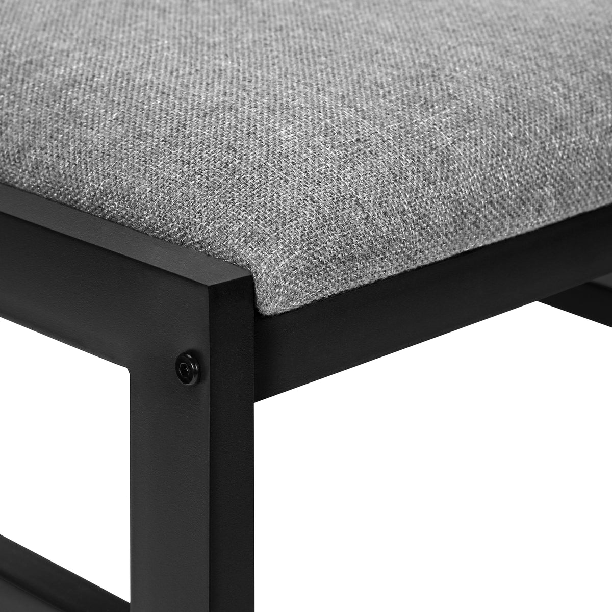 Mira Grey & Black Metal Dining Set (Set of 3) | Ortholuxe Home - Photo 13