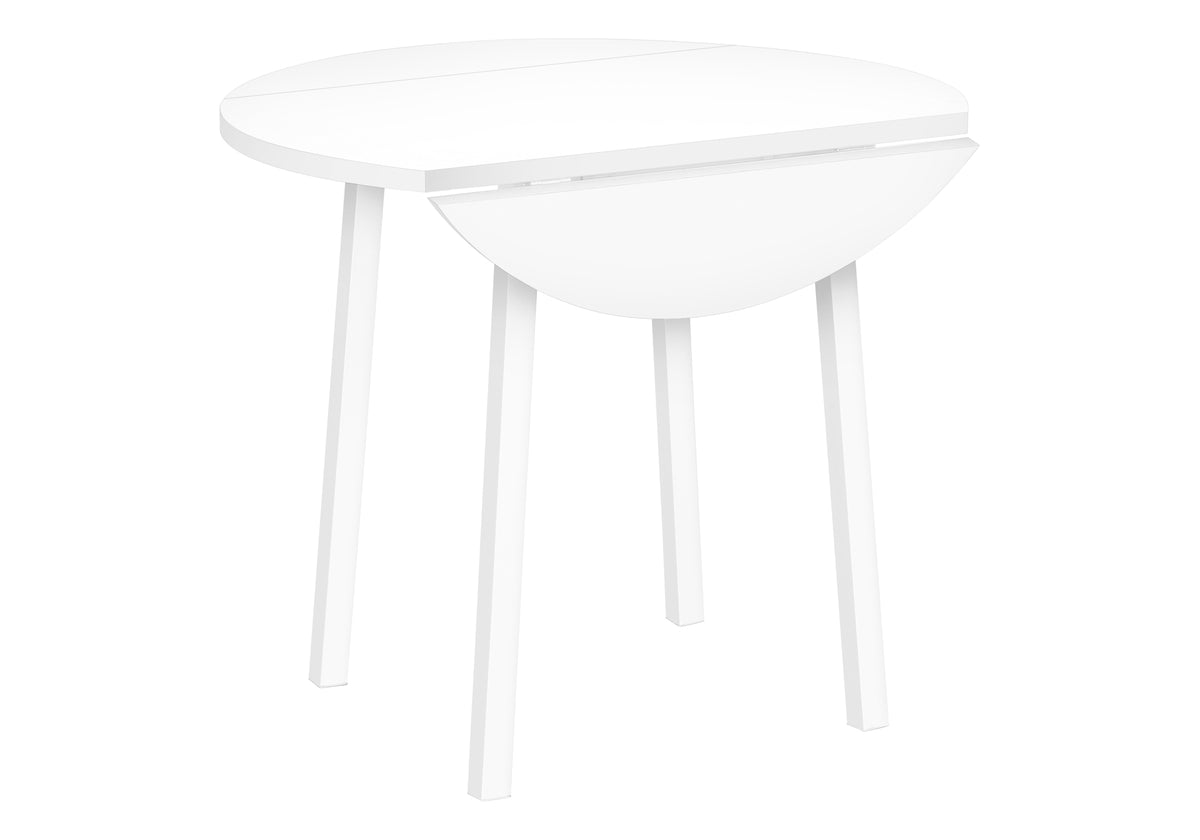 Nolan White Metal Dining Set (Set of 3) | Ortholuxe Home - Photo 4