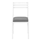 Nolan White Metal Dining Set (Set of 3) | Ortholuxe Home - Photo 7
