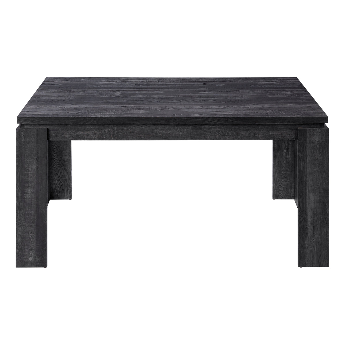 Uma Black Reclaimed Wood-Look Dining Table | Ortholuxe Home - Photo 3