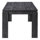 Uma Black Reclaimed Wood-Look Dining Table | Ortholuxe Home - Photo 4