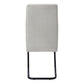 Astor Grey Fabric & Black Metal Dining Chair (Set of 2) | Ortholuxe Home - Photo 6