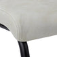 Astor Grey Fabric & Black Metal Dining Chair (Set of 2) | Ortholuxe Home - Photo 8
