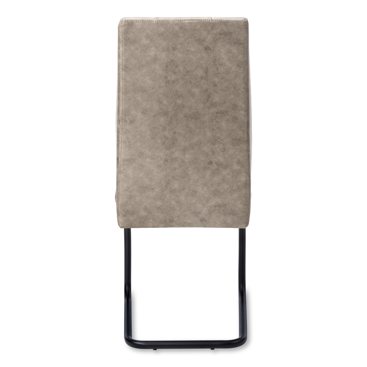 Astor Taupe Fabric & Black Metal Dining Chair (Set of 2) | Ortholuxe Home - Photo 6