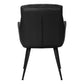Astor Black Leather-Look Dining Chair (Set of 2) | Ortholuxe Home - Photo 5