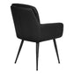 Astor Black Leather-Look Dining Chair (Set of 2) | Ortholuxe Home - Photo 6