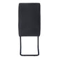 Beaumont Black Leather-Look & Metal Dining Chair (Set of 2) | Ortholuxe Home - Photo 6