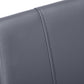 Beaumont Grey Leather-Look & Metal Dining Chair (Set of 2) | Ortholuxe Home - Photo 7