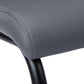 Beaumont Grey Leather-Look & Metal Dining Chair (Set of 2) | Ortholuxe Home - Photo 8