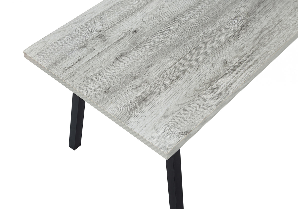 Carmel Grey & Black Metal Dining Table | Ortholuxe Home - Photo 6