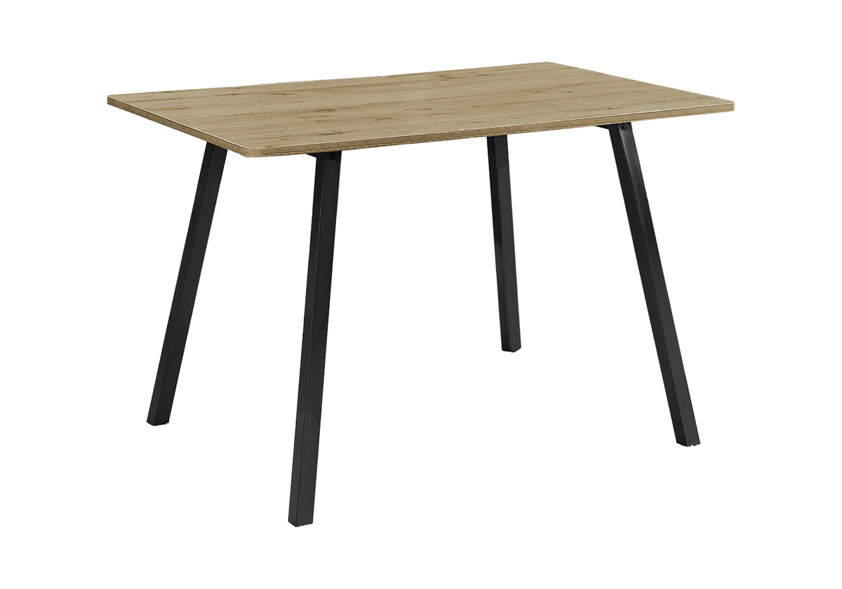 Dorian Dark Taupe & Black Metal Dining Table | Ortholuxe Home - Photo 2