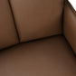 Dorian Light Brown Leather-Look Dining Chair (Set of 2) | Ortholuxe Home - Photo 7