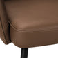 Dorian Light Brown Leather-Look Dining Chair (Set of 2) | Ortholuxe Home - Photo 9
