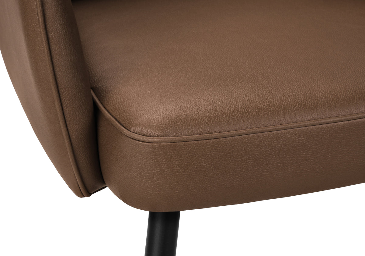Dorian Light Brown Leather-Look Dining Chair (Set of 2) | Ortholuxe Home - Photo 9