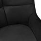 Fairmont Black Suede & Black Metal Dining Chair (Set of 2) | Ortholuxe Home - Photo 7