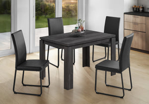 Fairmont Black Reclaimed Wood-Look Dining Table | Ortholuxe Home