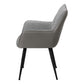 Fairmont Grey Leather-Look Dining Chair (Set of 2) | Ortholuxe Home - Photo 4