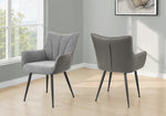 Fairmont Grey Leather-Look Dining Chair (Set of 2) | Ortholuxe Home