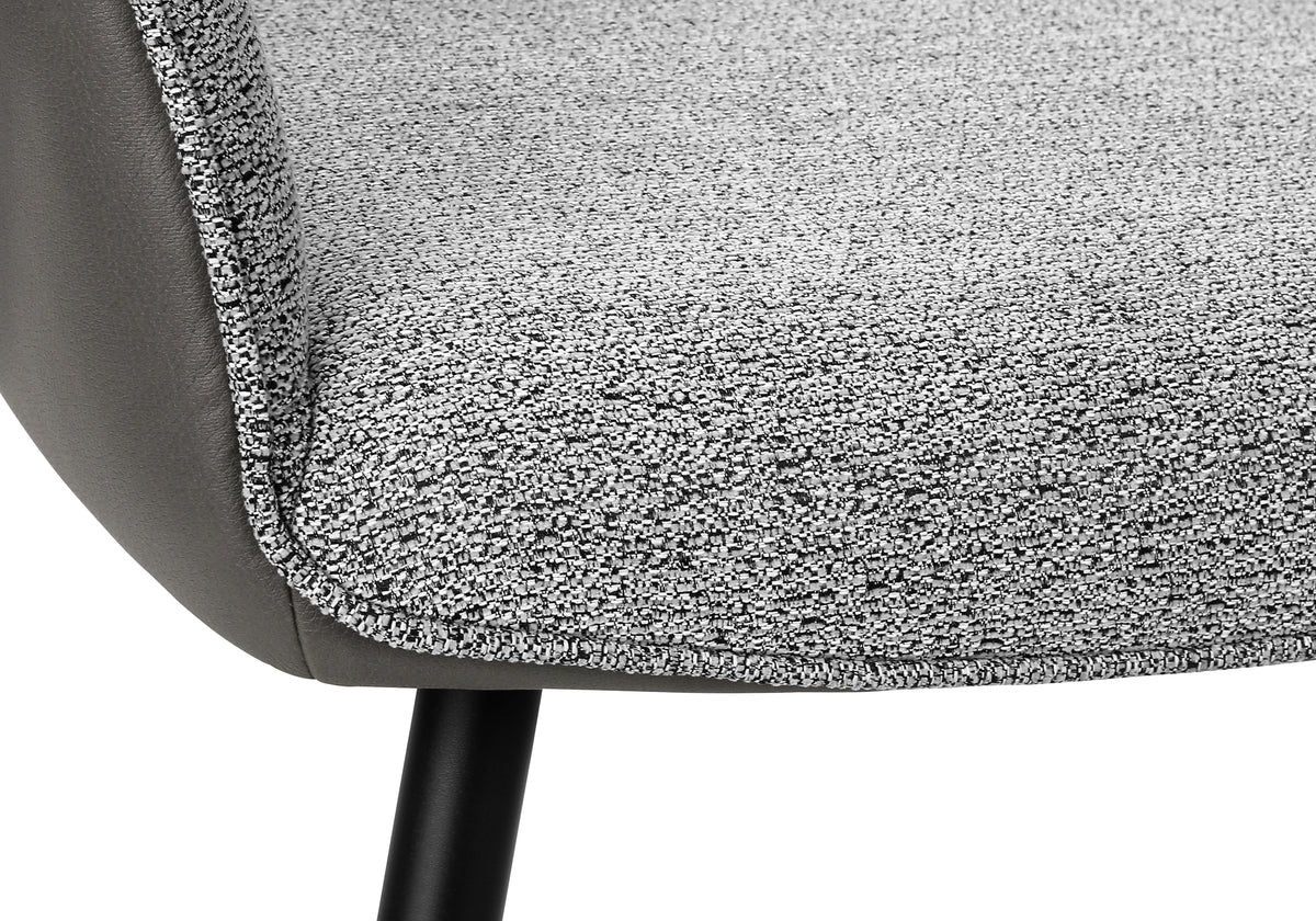 Fairmont Grey Leather-Look Dining Chair (Set of 2) | Ortholuxe Home - Photo 8