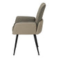 Garnet Taupe Leather-Look Dining Chair (Set of 2) | Ortholuxe Home - Photo 4