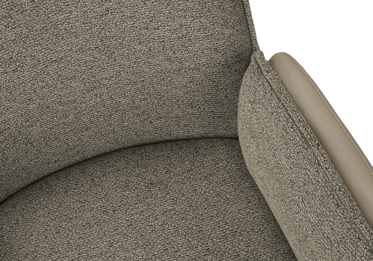 Garnet Taupe Leather-Look Dining Chair (Set of 2) | Ortholuxe Home - Photo 7