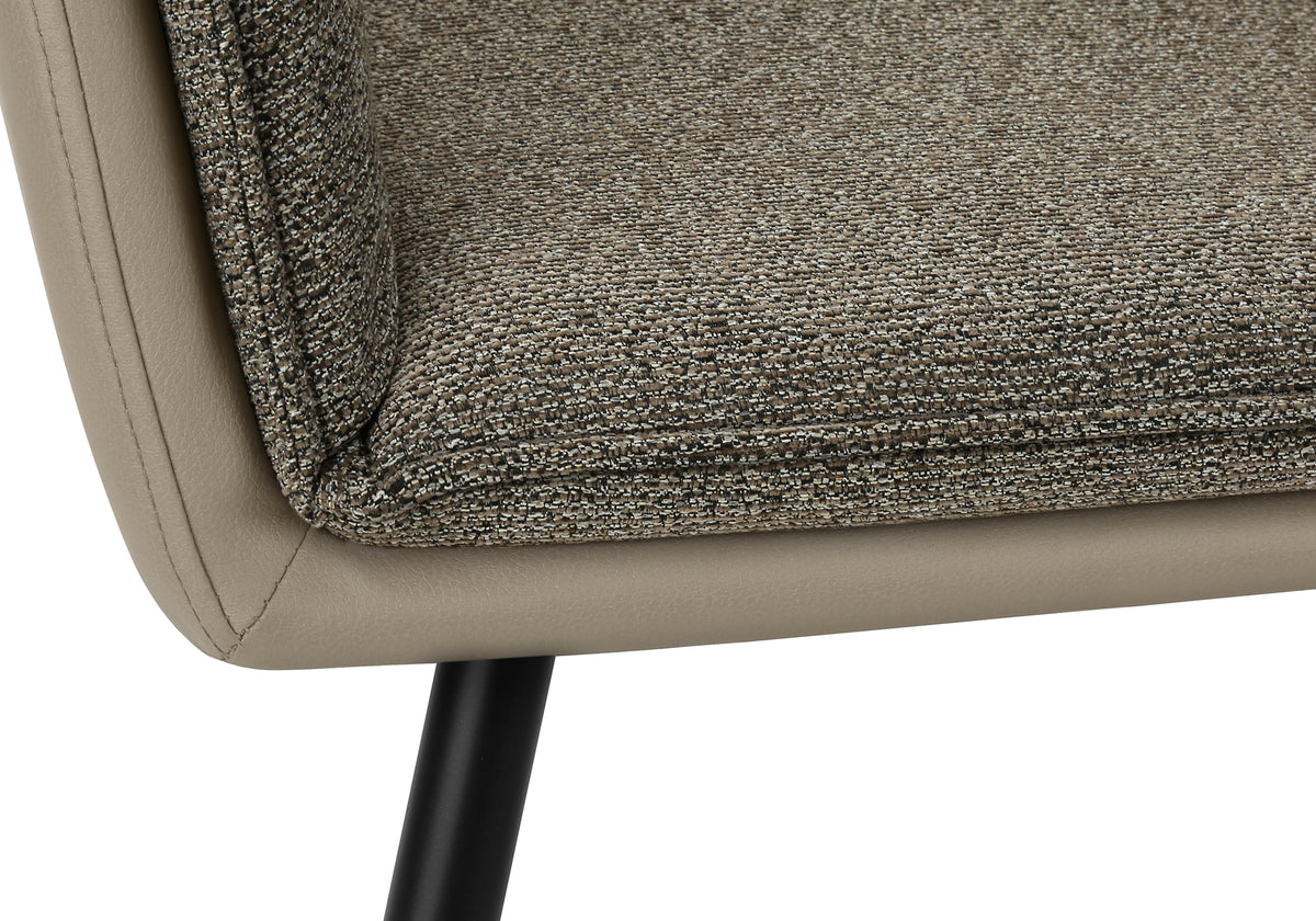 Garnet Taupe Leather-Look Dining Chair (Set of 2) | Ortholuxe Home - Photo 9