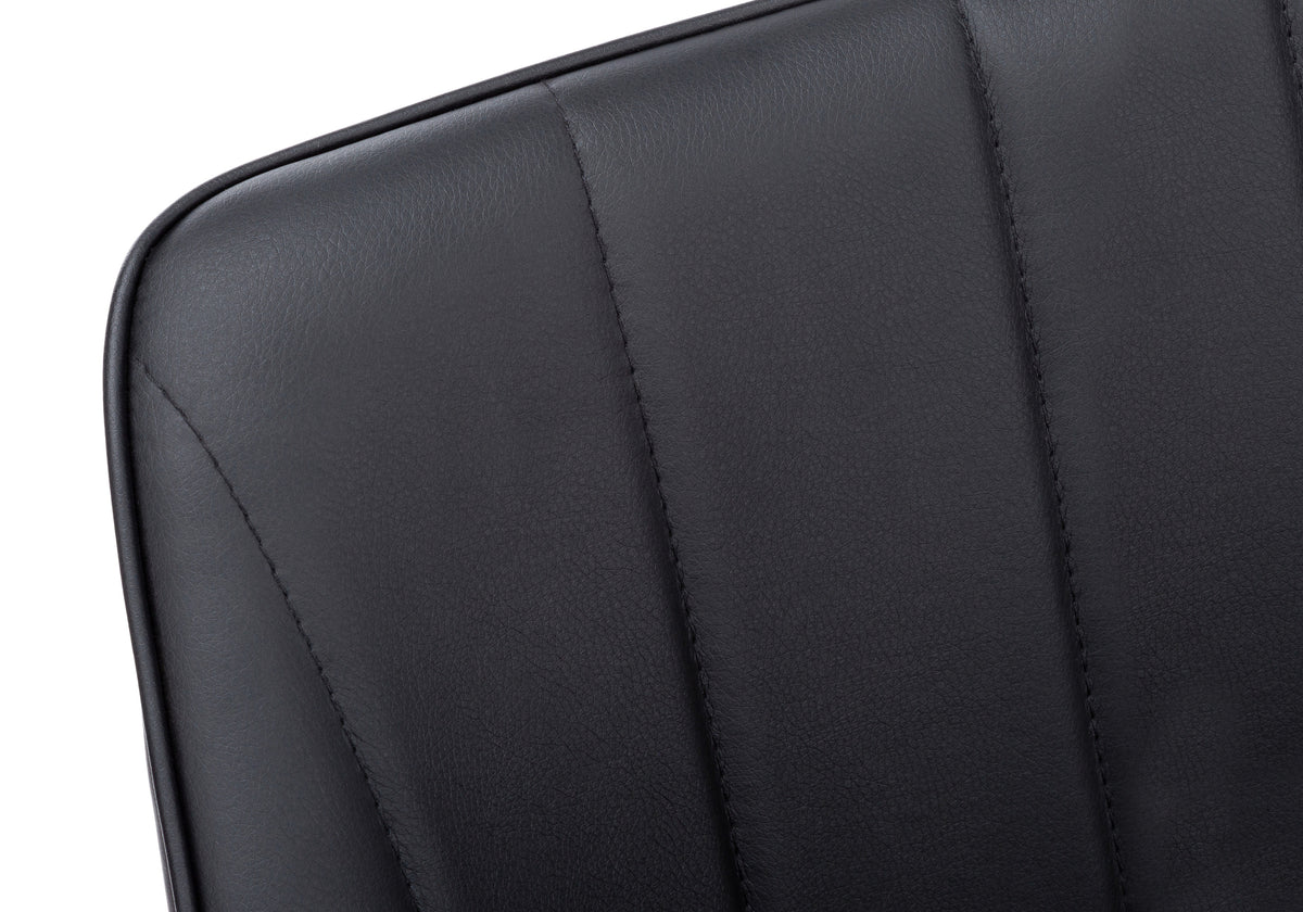 Garnet Black Leather-Look Dining Chair (Set of 2) | Ortholuxe Home - Photo 7
