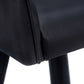 Garnet Black Leather-Look Dining Chair (Set of 2) | Ortholuxe Home - Photo 8