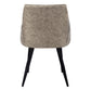 Garnet Taupe Fabric & Black Metal Dining Chair (Set of 2) | Ortholuxe Home - Photo 6