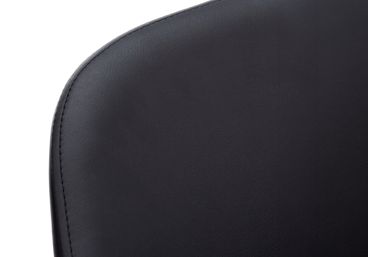 Hollis Black Leather-Look Dining Chair (Set of 2) | Ortholuxe Home - Photo 7