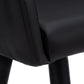 Hollis Black Leather-Look Dining Chair (Set of 2) | Ortholuxe Home - Photo 8