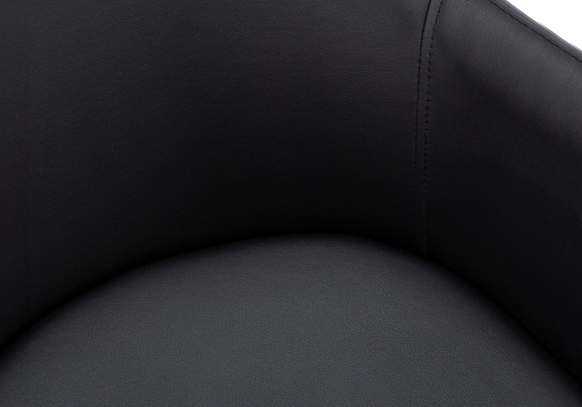 Hollis Black Leather-Look Dining Chair (Set of 2) | Ortholuxe Home - Photo 9