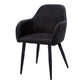 Hollis Black Leather-Look Dining Chair (Set of 2) | Ortholuxe Home - Photo 2
