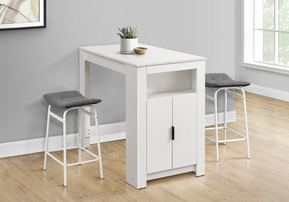 Imogen White Counter Height Dining Table | Ortholuxe Home