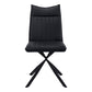 Jade Black Leather-Look Dining Chair (Set of 2) | Ortholuxe Home - Photo 3