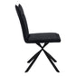 Jade Black Leather-Look Dining Chair (Set of 2) | Ortholuxe Home - Photo 5