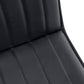 Jade Black Leather-Look Dining Chair (Set of 2) | Ortholuxe Home - Photo 9