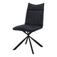 Jade Black Leather-Look Dining Chair (Set of 2) | Ortholuxe Home - Photo 2