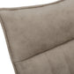 Jade Taupe Fabric & Black Metal Dining Chair (Set of 2) | Ortholuxe Home - Photo 7