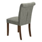 Jade Upholstered Grey Fabric Dining Chair (Set of 2) | Ortholuxe Home - Photo 5