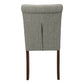 Jade Upholstered Grey Fabric Dining Chair (Set of 2) | Ortholuxe Home - Photo 6