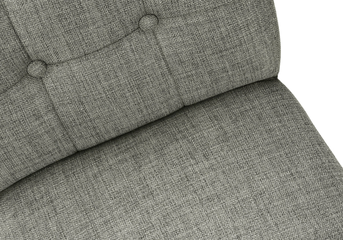 Jade Upholstered Grey Fabric Dining Chair (Set of 2) | Ortholuxe Home - Photo 7