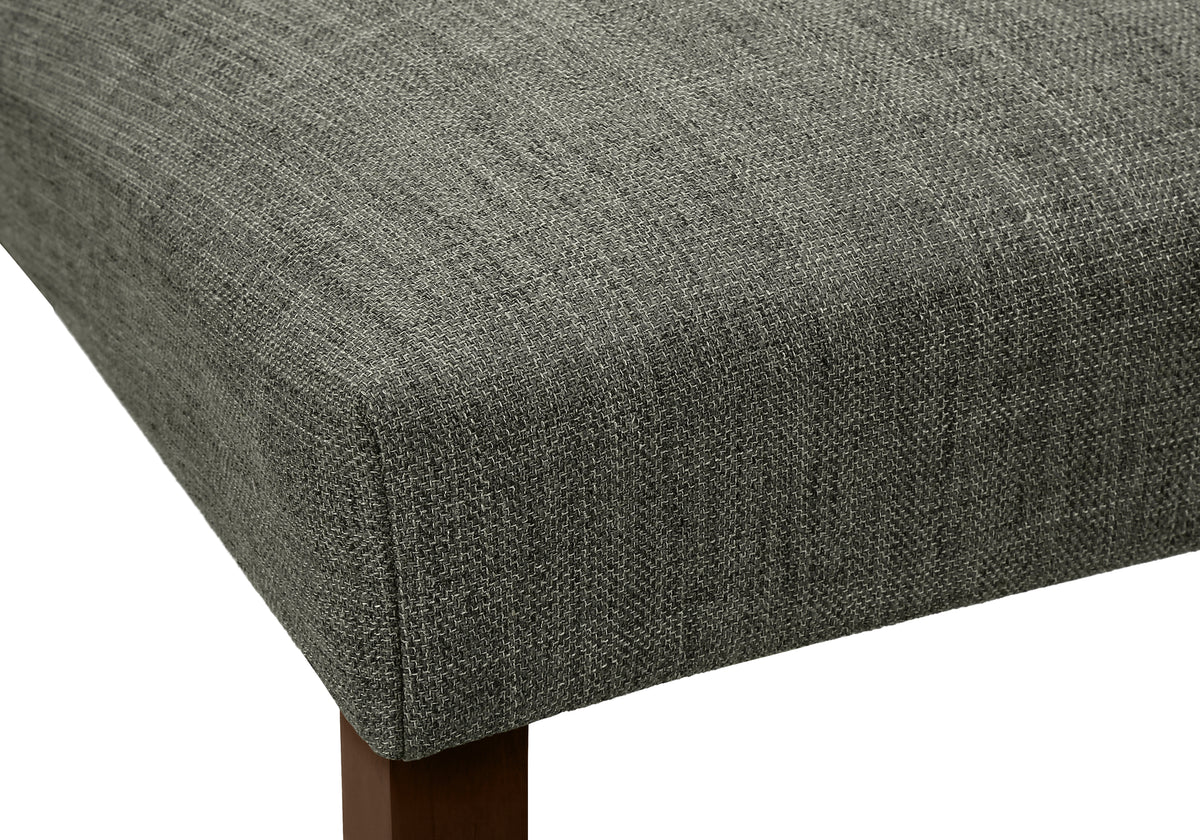 Jade Upholstered Grey Fabric Dining Chair (Set of 2) | Ortholuxe Home - Photo 8