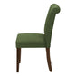 Jade Upholstered Green Fabric Dining Chair (Set of 2) | Ortholuxe Home - Photo 4