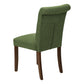 Jade Upholstered Green Fabric Dining Chair (Set of 2) | Ortholuxe Home - Photo 5