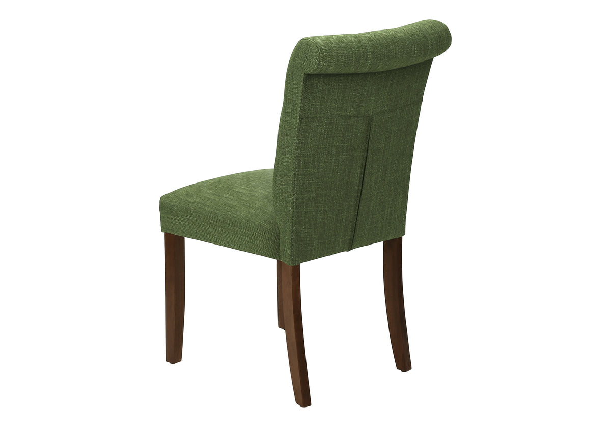 Jade Upholstered Green Fabric Dining Chair (Set of 2) | Ortholuxe Home - Photo 5