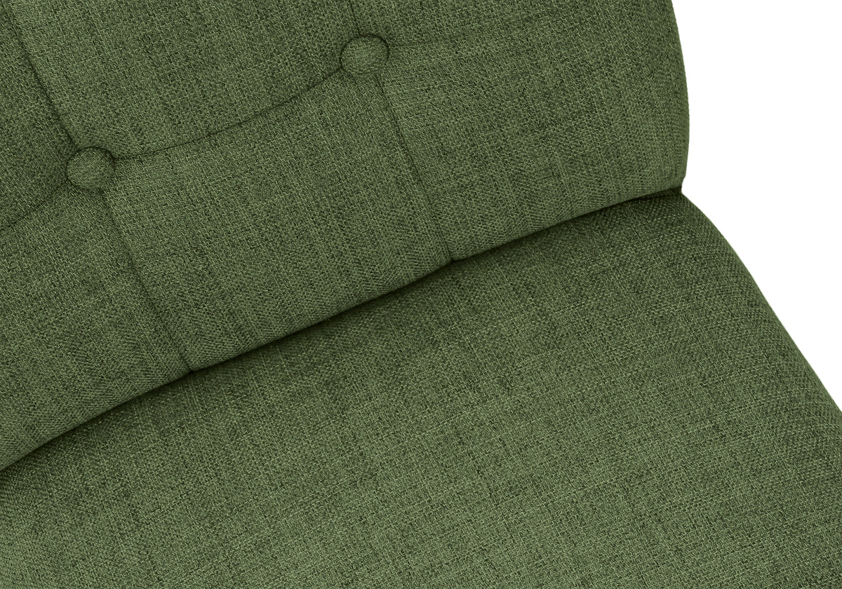 Jade Upholstered Green Fabric Dining Chair (Set of 2) | Ortholuxe Home - Photo 6