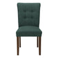 Keaton Upholstered Blue Fabric Dining Chair (Set of 2) | Ortholuxe Home - Photo 3