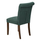 Keaton Upholstered Blue Fabric Dining Chair (Set of 2) | Ortholuxe Home - Photo 5